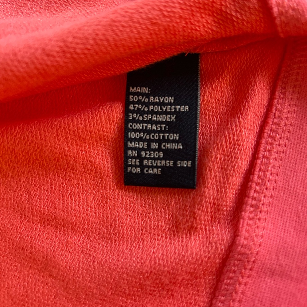 NWT Diane Gilman Top short sleeve orange size L - Picture 10 of 11